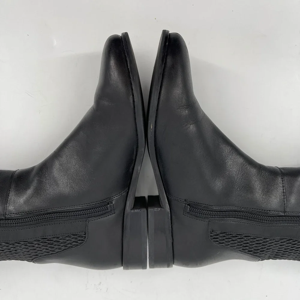 Cole Haan‎ Black Leather Knee High Riding Boots Women's Size 6B Equestrian